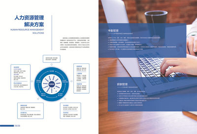 蓝海灵豚软件产品宣传册设计